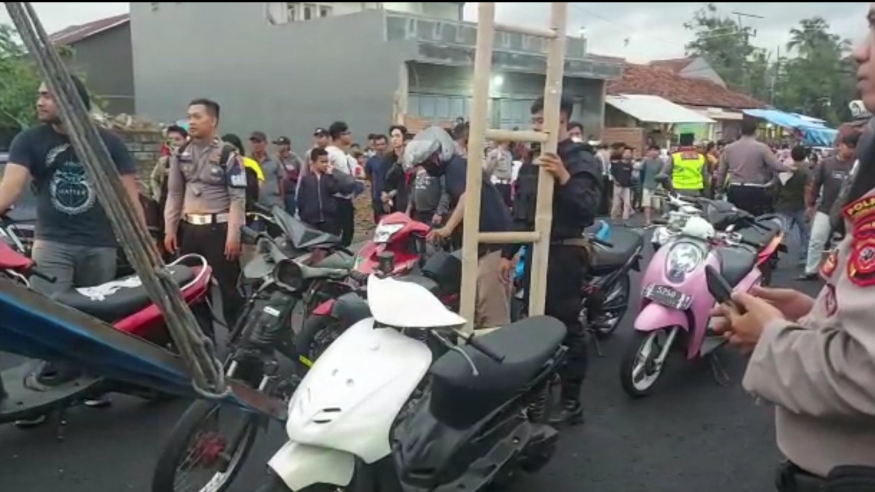 Polisi Gelar Razia Balap Liar Di Jalan Baru Purbaratu Tasikmalaya Ratusan Sepeda Motor Terjaring 1760