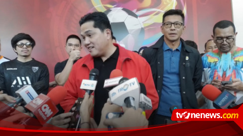 Erick Thohir Resmi Daftarkan Diri Jadi Calon Ketua Umum PSSI