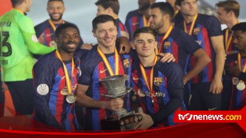 Bravo! Barcelona Juara Piala Super Spanyol 2023 Usai Hantam Real Madrid ...