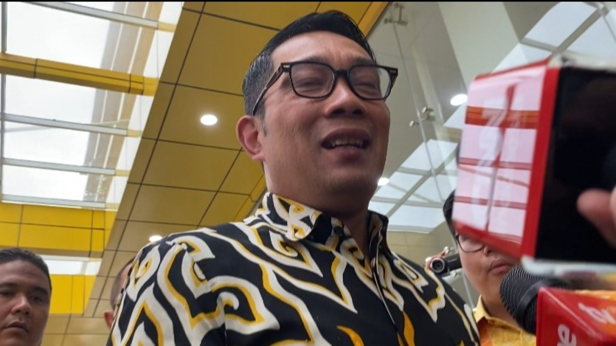 Ridwan Kamil Sambangi DPP Golkar, Airlangga: Resmi Kader