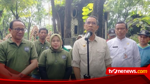 Usai Ahok dan Anies, kini Giliran Heru Budi Beri Nama Gajah dan Jerapah di Margasatwa