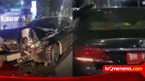 Gunakan Mobil Plat Merah, Sejoli Pelajar Ini Kecelakaan Tunggal dalam Kondisi Bugil