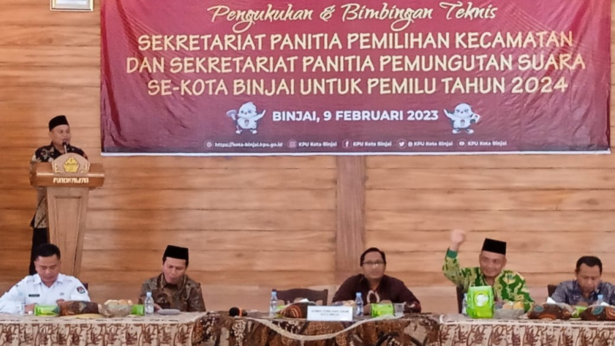 Pemilu 2024, Daerah Pemilihan Kota Binjai Menjadi 5 Dapil