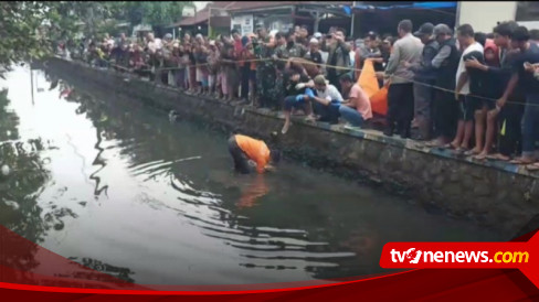 Geger Jasad Pria Ditemukan Mengambang Di Sungai Cimulu Tasikmalaya