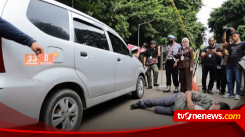 40 Adegan Dilakukan Anggota Densus 88 Antiteror Polri Saat Begal dan Bunuh Sopir Taksi Online di Depok 