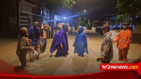 Curah Hujan Tinggi, 4 Desa Di Gresik Terendam Banjir