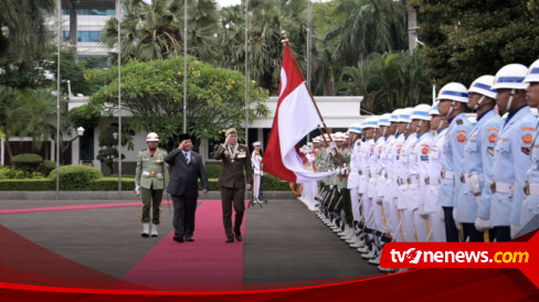 Terima Panglima Angkatan Bersenjata Singapura, Menhan Prabowo Dukung ...