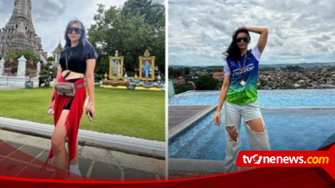 7 Beautiful Photos of Yolla Yuliana on Vacation, Without a Jersey Always Makes You Melt