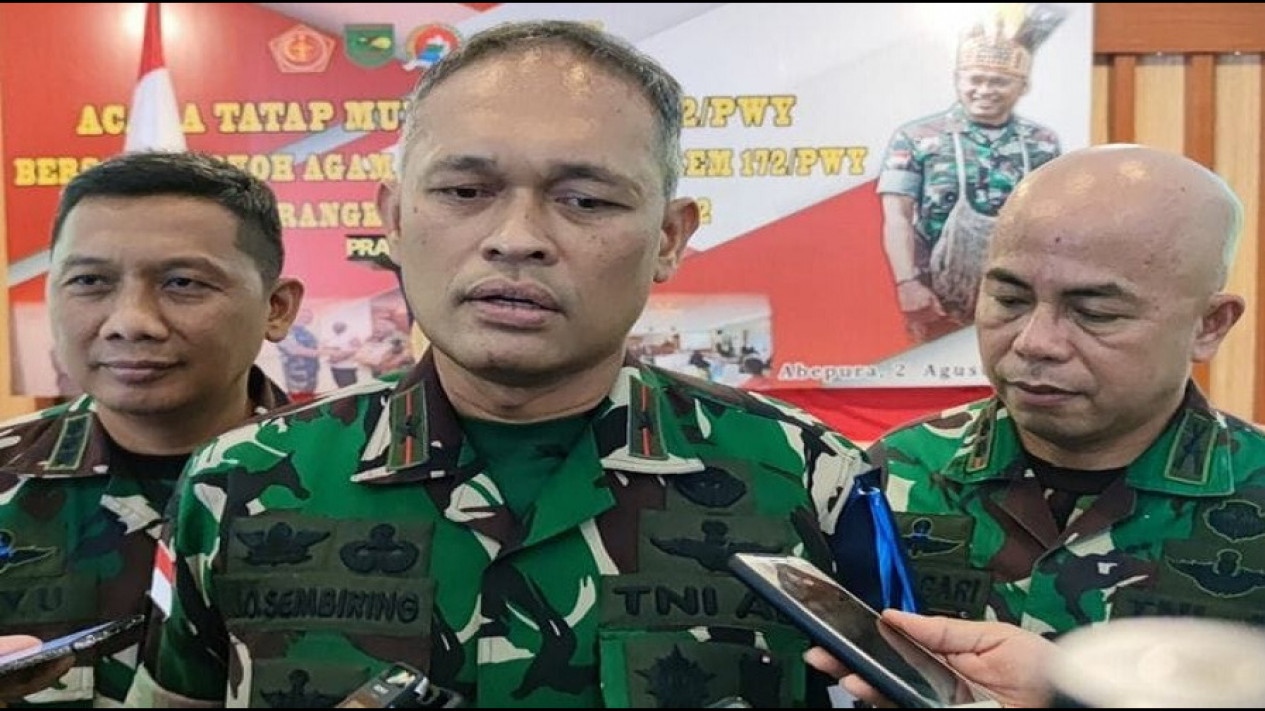 Danrem 172 Pwy Tegaskan Tidak Ada Penyisiran Di Yahukimo Seperti Yang