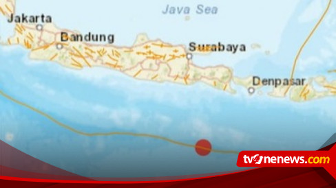 Gempa Terkini: Jember Diguncang Gempa Magnitudo 5,7