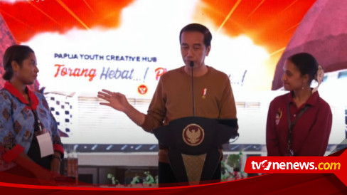 Jokowi Jadikan Papua Contoh Creative Youth Hub Di Indonesia