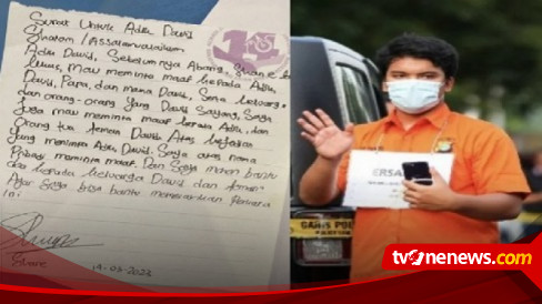 Shane Lukas Tulis Surat Untuk David Ozora Begini Isi Suratnya