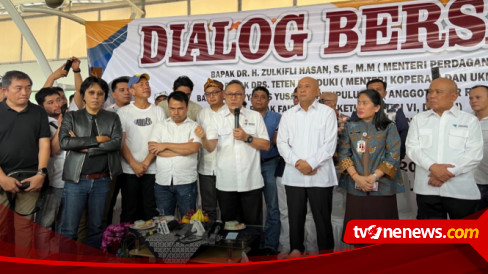 Hadapi Pendemo Pasar Senen, Mendag Zulhas Siapkan Solusi untuk Pedagang Pakaian Bekas