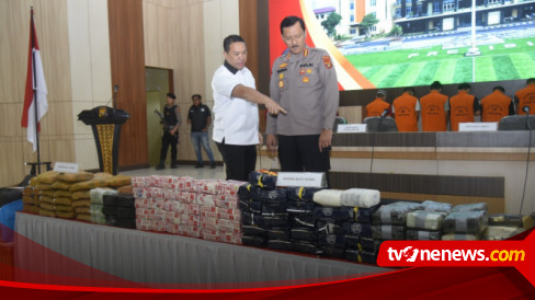 Polda Lampung Amankan Ratusan Kilogram Sabu Hingga Ribuan Butir Pil ...