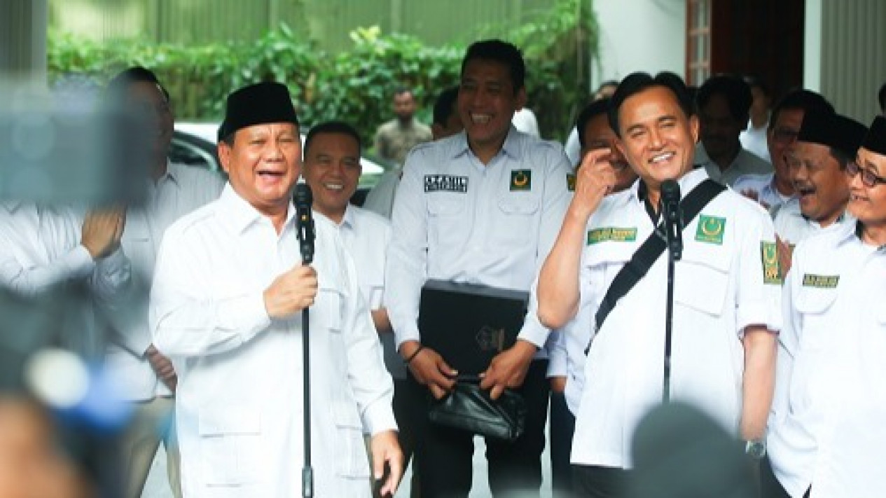 Yusril Bertamu Ke Kertanegara, Prabowo: Pertemuan Kawan Lama