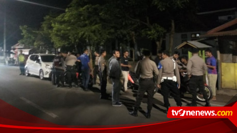 Bubarkan Aksi Balap Liar Di Jalan Umum Jelang Sahur Polisi Sita Motor