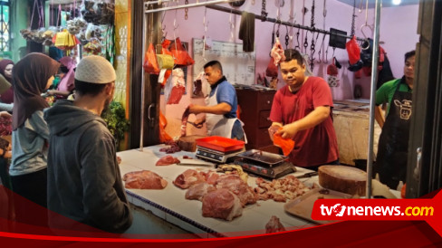 Jelang Idul Fitri Stok Daging Sapi Segar Di Pasar Tanjungpinang Kosong