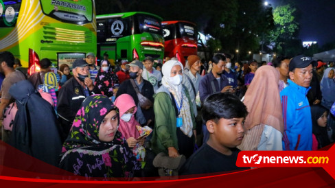 Gunakan 4 Unit Bus Ratusan Pemudik Gratis Tiba Di Kabupaten Kudus