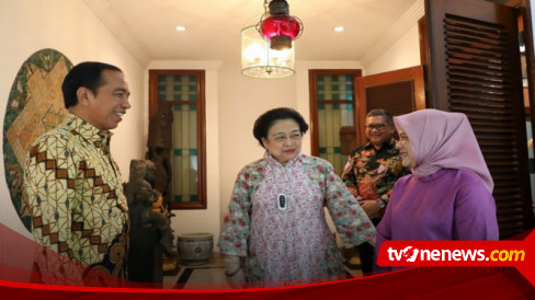 Jokowi Dan Iriana Silaturahmi Ke Kediaman Megawati, Hasto Bocorkan ...