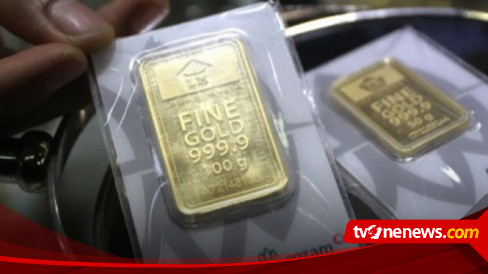 Harga Emas Antam Hari Ini 28 April 2023 Rp1.062.000 Per Gram