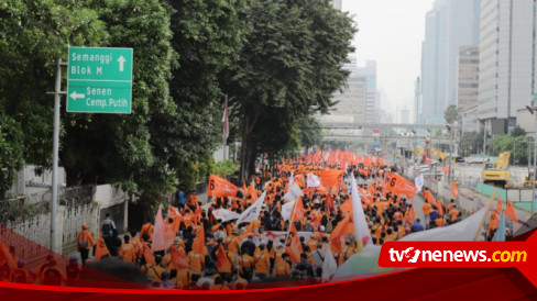 Berita Foto - Semarak Peringatan Hari Buruh Internasional di Jakarta