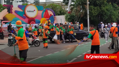 Habis Aksi May Day, Tertinggallah Sampah Berserakan