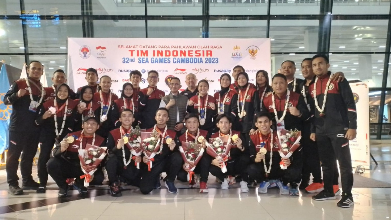 Tim Hoki Indoor Indonesia Kembali Ke Tanah Air Bawa Pulang Medali Emas