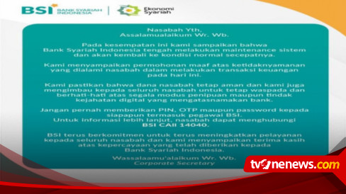 Sistem Bank BSI 'Error', Para Nasabah di Aceh Mengeluh