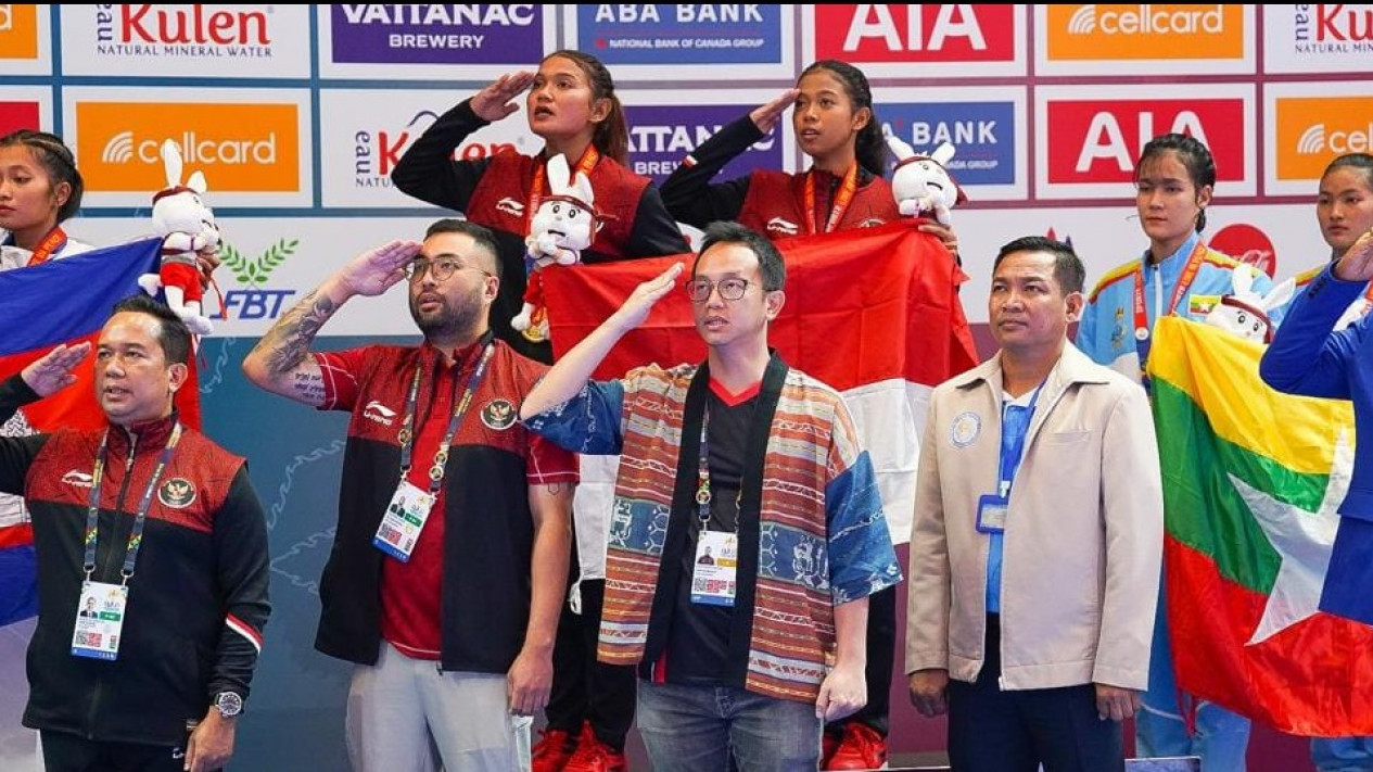 Kontingen Indonesia Panen Emas dari Cabang Olahraga Vovinam di SEA Games 2023 Kamboja
            - galeri foto