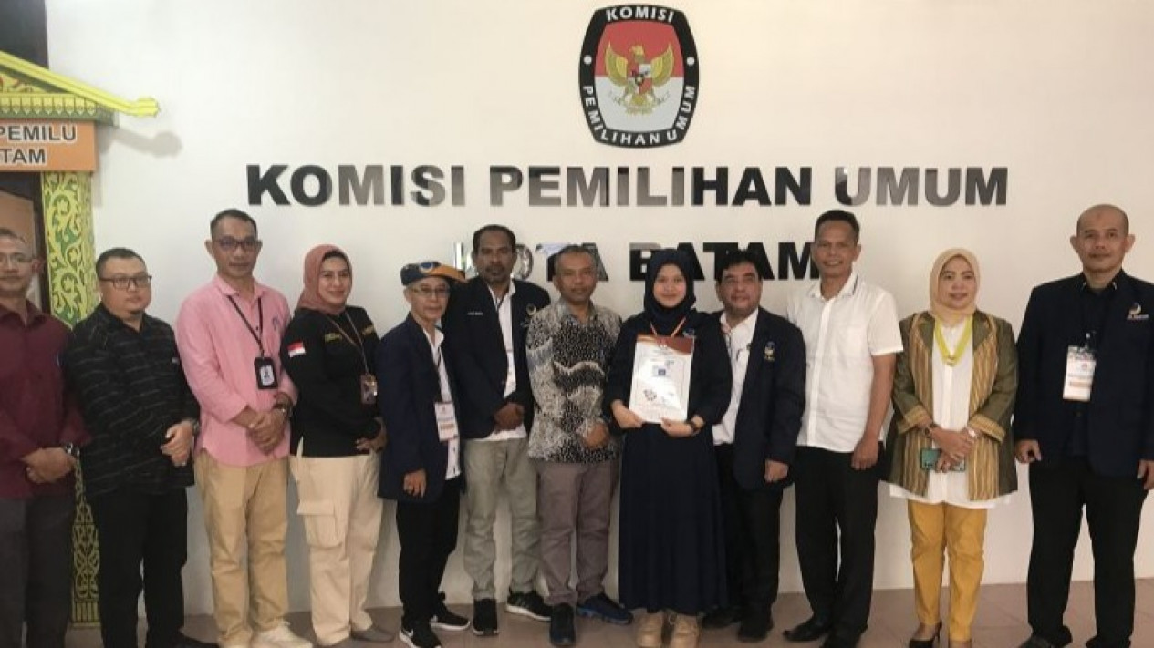 KPU Batam Terima Pendaftaran 50 Bakal Calon Legislatif dari Partai NasDem