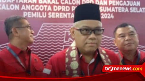 Serahkan Berkas Bacaleg Ke KPU, Ketua DPD PDIP Sumsel Optimis Menang ...