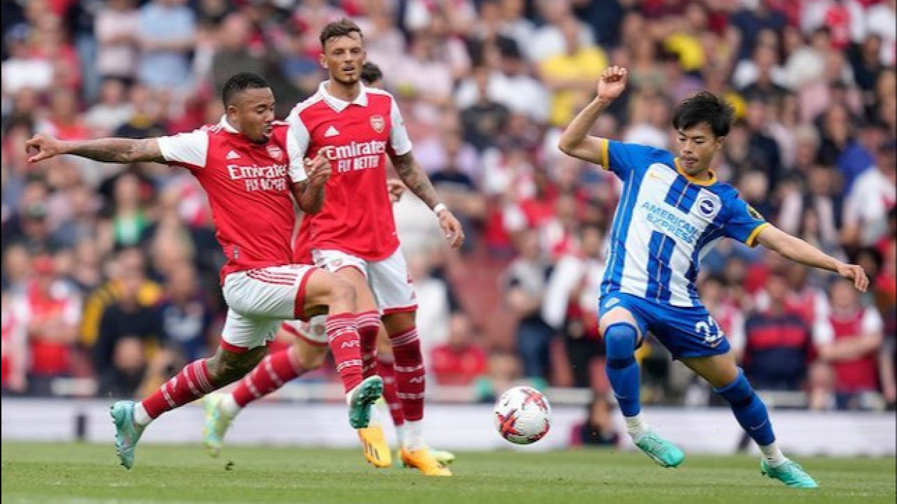 Hasil Liga Inggris 2022/2023: Brighton 3-0 Arsenal