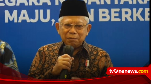 Wapres Ma'ruf Amin Suruh Anak Muda Indonesia Jangan Menunda-nunda Menikah