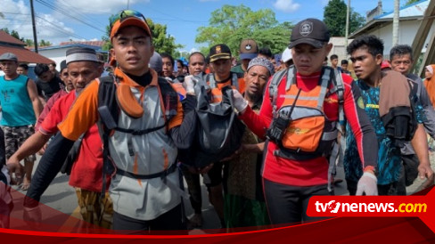 Tim SAR Gabungan Temukan Korban Yang Diterkam Buaya Di Sungai Sulu Pasangkayu Sulbar