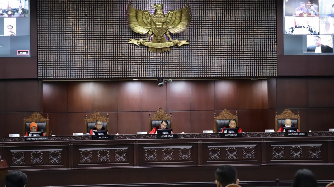 Mk Akan Sampaikan Pemberitahuan 3 Hari Kerja Sebelum Sidang Putusan 