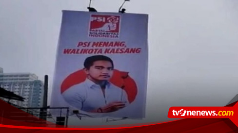 Serius Maju Jadi Bakal Calon Wali Kota Depok, Kaesang Beri Foto Untuk Ganti Reklame Dirinya di Margonda Depok