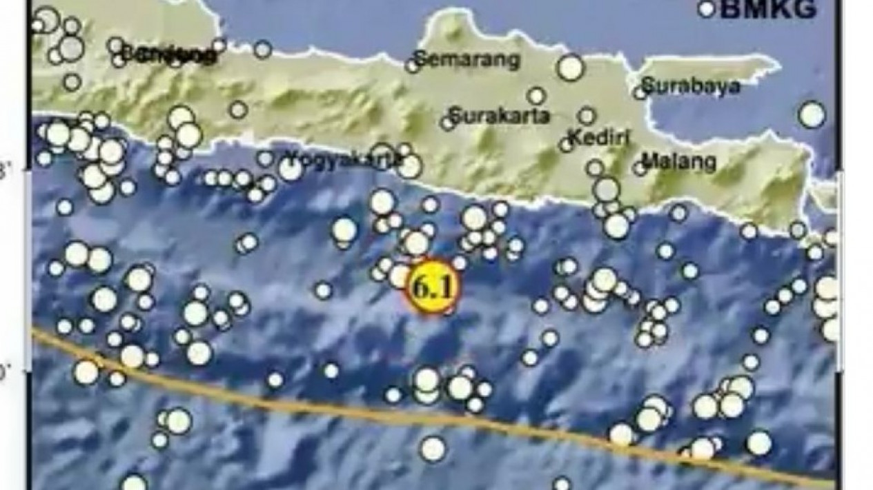 Gempa M 6 0 Guncang Pacitan Tak Berpotensi Tsunami