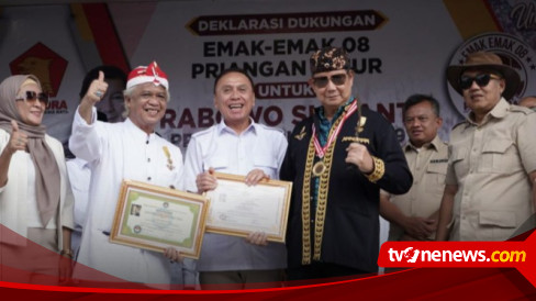 Emak-emak 08 Priangan Timur Dukung Prabowo sebagai Capres 2024