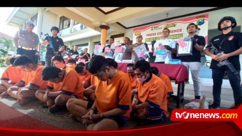 Dalam Waktu 12 Hari, 63 Orang Pelaku Pencurian Digulung Polresta Banyuwangi