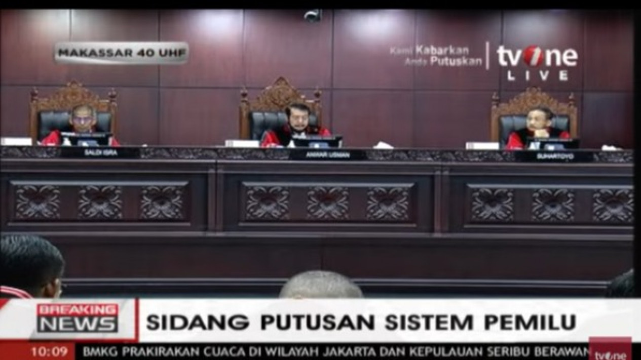 Live Streaming Putusan Mk Soal Sistem Pemilu 2024 2831