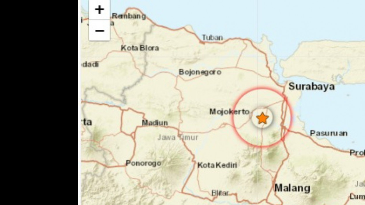 Gempa 4,6 di Mojokerto Guncang Kota Pasuruan, Surabaya, Lamongan, Gresik dan Sidoarjo
            - galeri foto