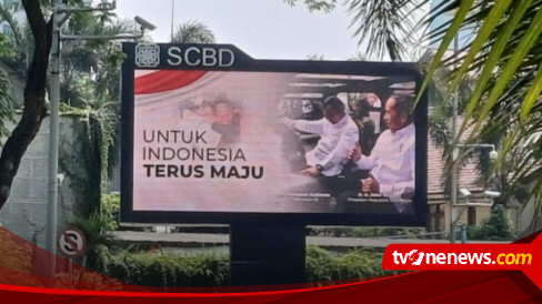 Wajah Jokowi & Prabowo Bertebaran Di Jalanan Jakarta, Siti Juhro ...