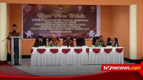 KPU Kabupaten Sumbawa Tetapkan Jumlah DPT Sebanyak 367.987 Pemilih