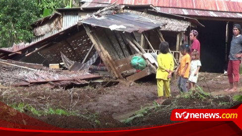 Diterjang Banjir Bandang Dan Tanah Longsor, 6 Rumah Warga Rusak Parah