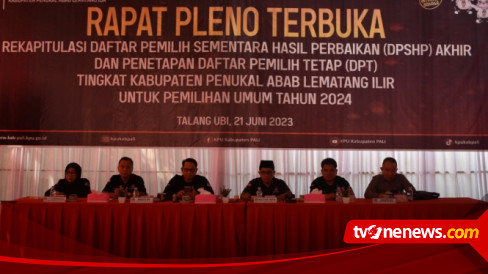 Jumlah DPT Pemilu 2024 KPU Pali Meningkat Sebanyak 11.848 Dari Pemilu ...