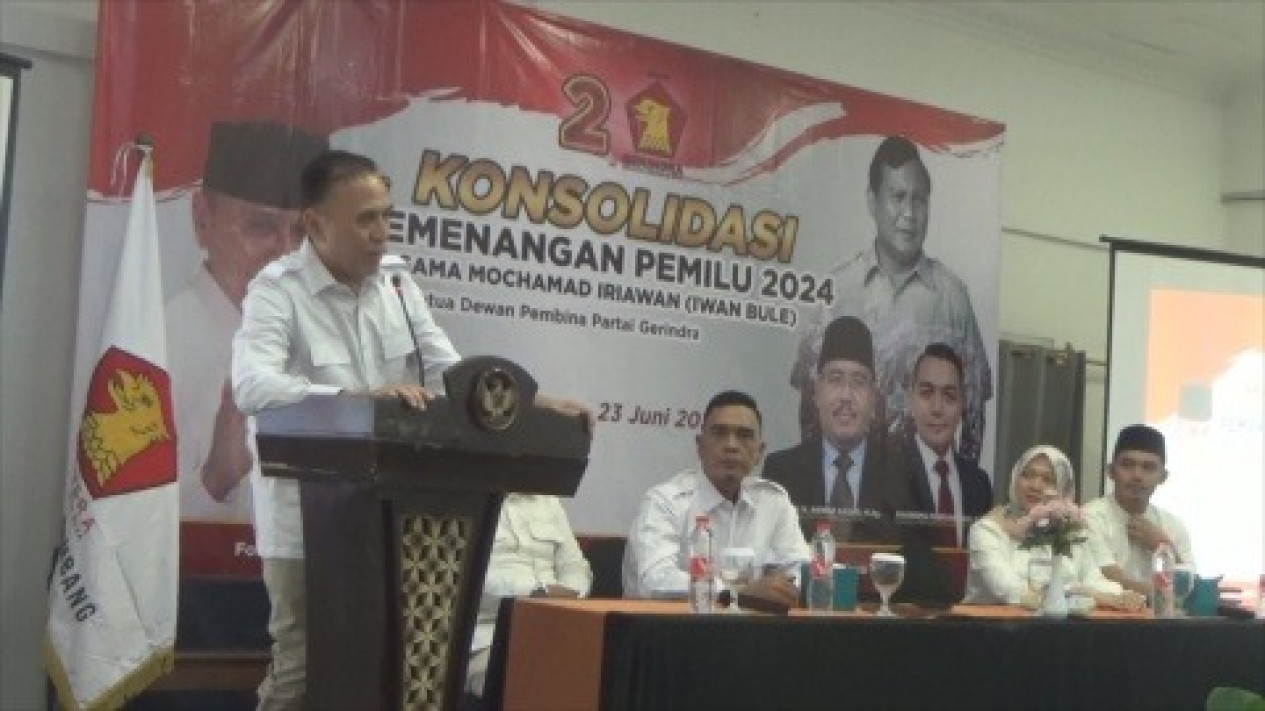 Iwan Bule Pompa Semangat Kader Gerindra Di Jombang Menangkan Prabowo