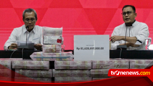 KPK Pamerkan Uang Rp81 Miliar Hasil TPPU Lukas Enembe