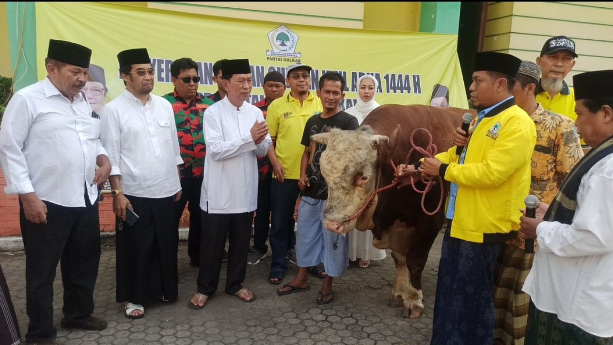 DPD Partai Golkar Jatim Salurkan Sapi Kurban Gubernur dan Anggota DPR RI
            - galeri foto