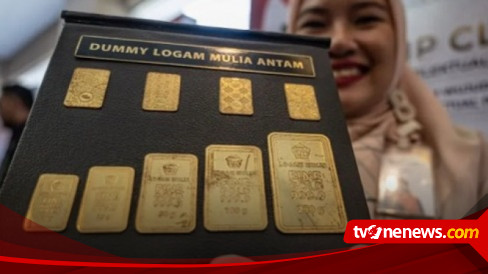 Harga Emas Batangan Hari Ini 6 Juli 2023 Turun Rp5.000 Per Gram