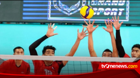 AVC Challenge 2023: Merinding! Timnas Voli Putra Indonesia Pecahkan ...